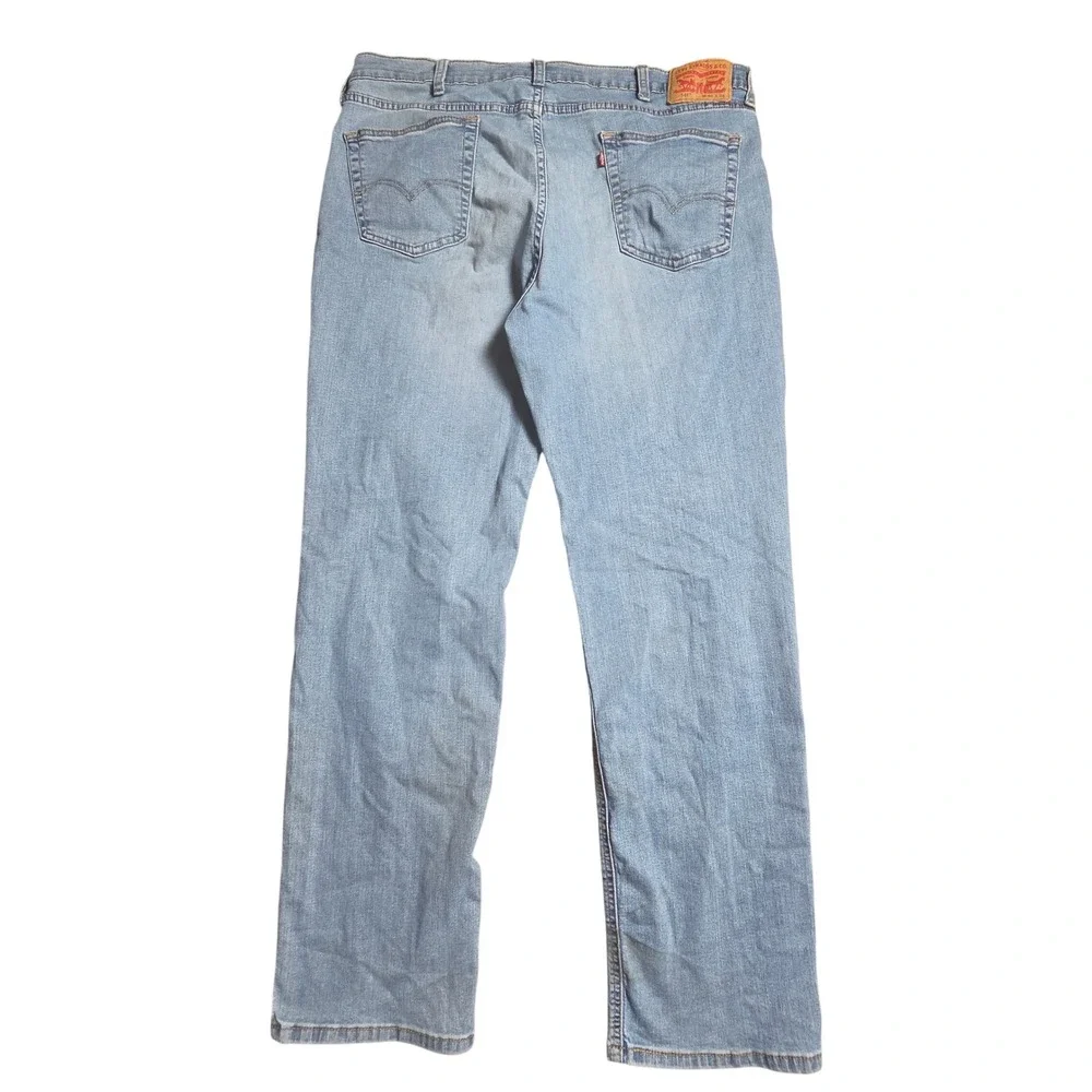 Levi's 541 Athletic Taper Jeans Mens 40x34 Light Wash Denim Normcore Minimalist